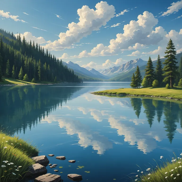 Озеро – источник спокойствия и живительной воды