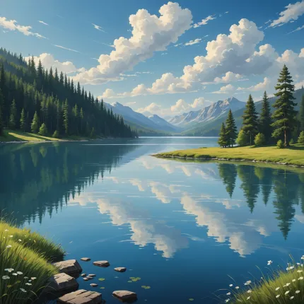 Озеро – источник спокойствия и живительной воды